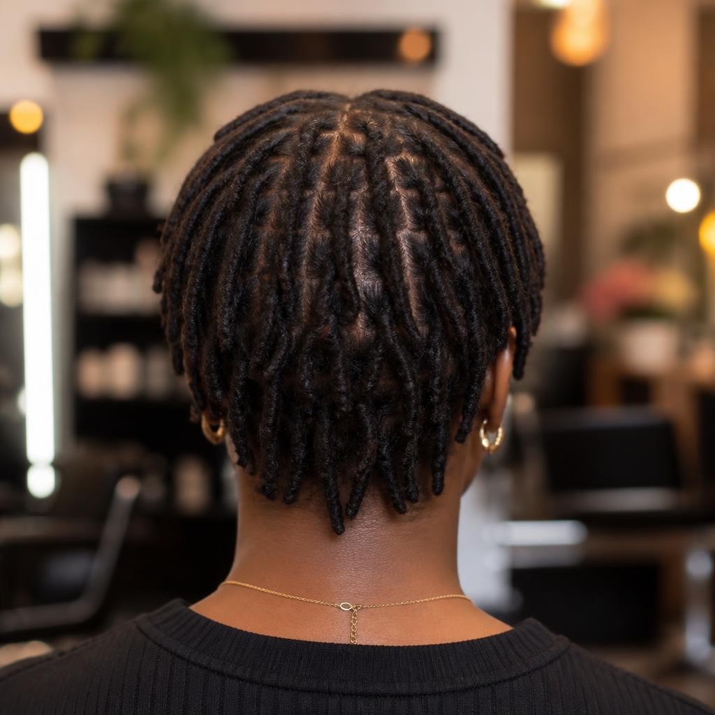 Prestation Départ de locks réalisée au salon MS Beauty
